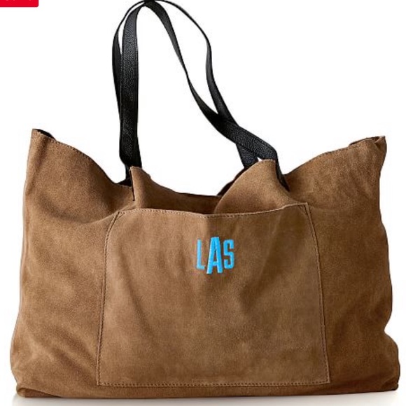 MARK & GRAHAM SUEDE BOHO TOTE